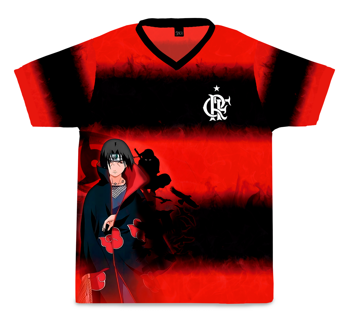 (PRÉ-VENDA) CAMISA SHINOBI RUBR0_NEGR0